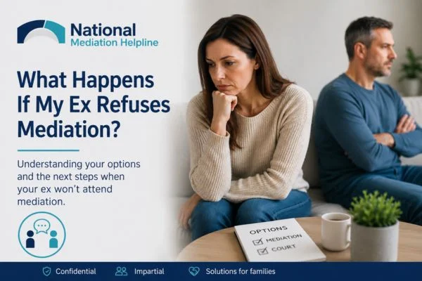 what if my ex refuses mediation Dorset?